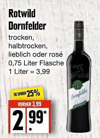 E-Center Rotwild dornfelder Angebot