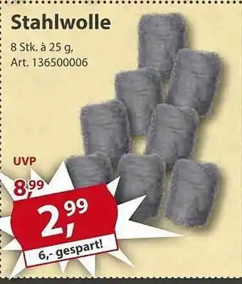 Sonderpreis Baumarkt Stahlwolle Angebot