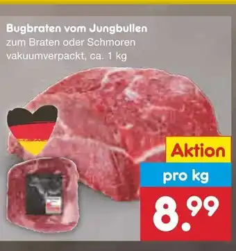 Netto Marken-Discount Bugbraten vom Jungbullen 1kg Angebot