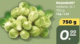 NETTO Rosenkohl holland 750 g Angebot