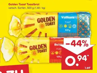 Netto Marken-Discount Golden Toast 500g Angebot