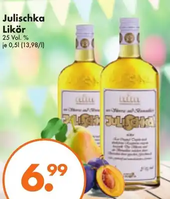 Trink und Spare Julischka Likör 0,5L Angebot