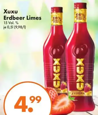 Trink und Spare Xuxu Erdbeer Limes 0,5L Angebot