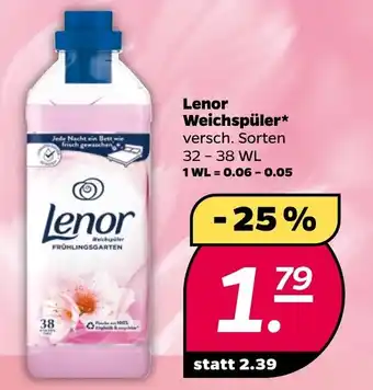 NETTO Lenor Weichspüler* 32-38 WL Angebot