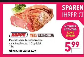 CITTI Markt Hoppe rauchfrischer kasseler nacken Angebot