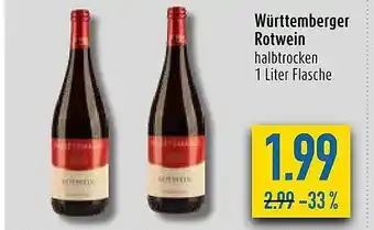 diska Württemberger rotwein Angebot