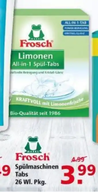 Multi Markt Frosch Spülmaschinen Tabs Angebot