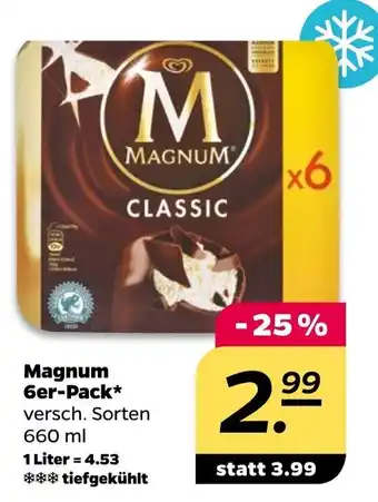 NETTO Magnum 6er Pack 660 ml Angebot