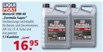 Multi Markt Liqui Moly Motoröl 10W-40 Formula Super 5L Angebot