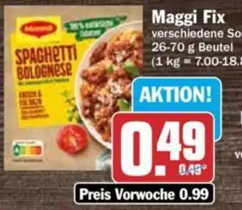 Hit Maggi Fix 26-70 g Beutel Angebot