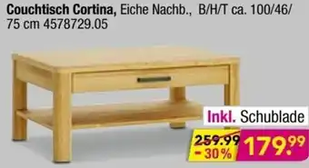Möbel Boss Couchtisch Cortina Angebot