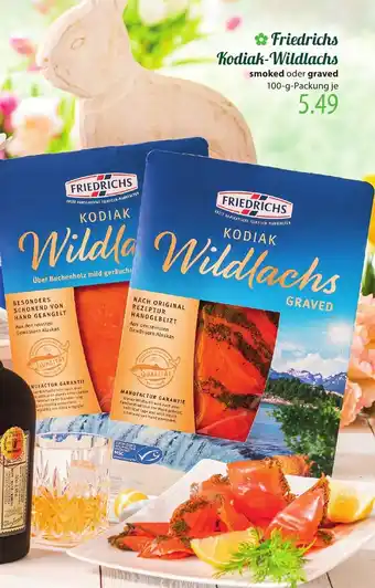 Famila Nord Ost Friedrichs Kodiak Wildlachs 100g Angebot