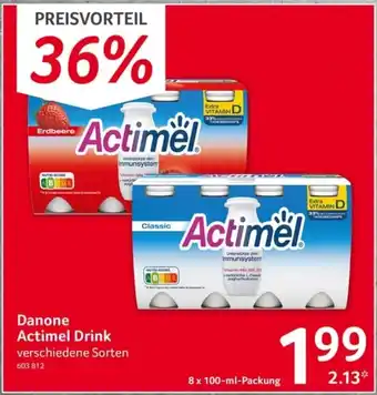 Selgros Danone Actimel 8*100g Angebot