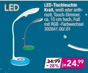 Möbel Boss LED Tischleuchte Krait Angebot