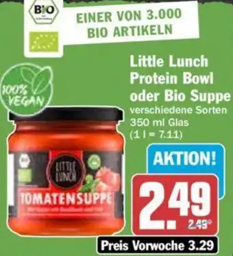 Hit Little Lunch Protein Bowl oder Bio Suppe 350 ml Glas Angebot