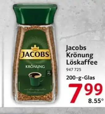 Selgros Jacobs Kronung Loskaffee 200g Angebot