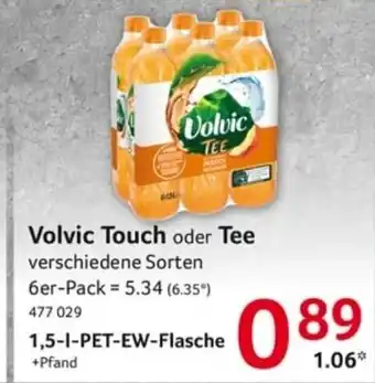 Selgros Volvic Tee o. Touch 1.5L Angebot