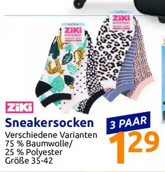 Action Ziki Sneakersocken Angebot