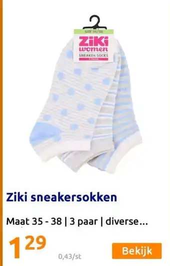 Action Ziki Sneakersokken Angebot