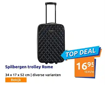 Action Spilbergen Trolley Rome Angebot