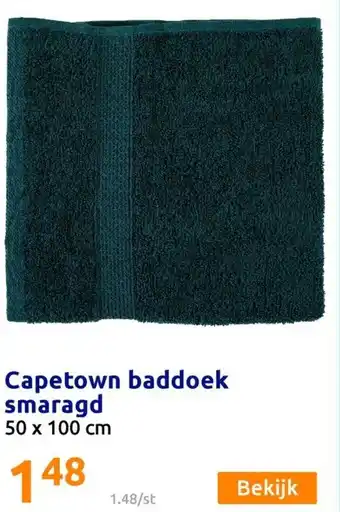 Action Capetown baddoek smaragd Angebot