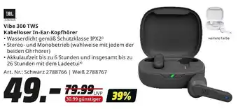 MediaMarkt JBL Vibe 300 TWS Kabelloser In Ear Kopfhörer Angebot