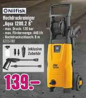 Hornbach Nilfisk Hochdruckreiniger ,,Aqua 1200.2 B" Angebot