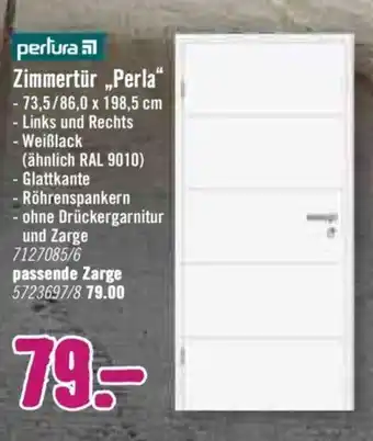 Hornbach Zimmertür Perla Angebot