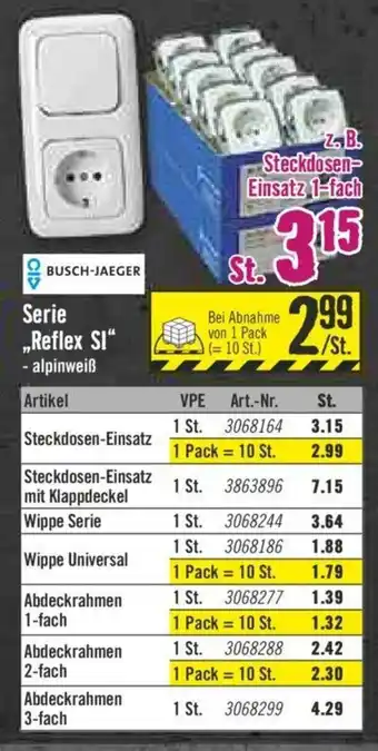 Hornbach Serie Reflex SI Angebot