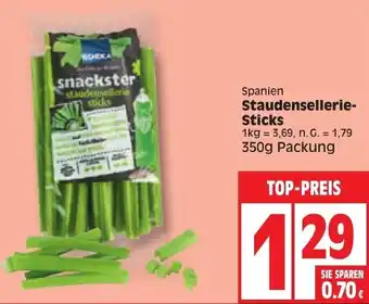 Edeka Staudensellerie Sticks 350g Packung Angebot