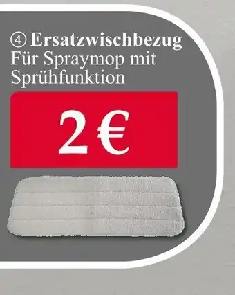 Woolworth Ersatzwischbezug Für Spraymop mit Sprühfunktion Angebot