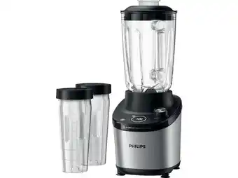 MediaMarkt Philips hr3760/10 serie 7000 standmixer metallic schwarz (1500 watt, max. fassungsvermögen des behälters: 2 liter, nutzbares  Angebot