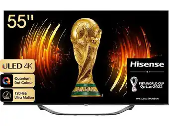 Saturn Hisense 55u77hq led tv (flat, 55 zoll / 139 cm, uhd 4k, smart tv, vidaa u6) Angebot