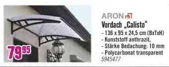 Hornbach Vordach Calisto Angebot