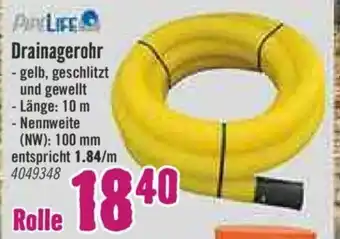 Hornbach Drainagerohr Angebot