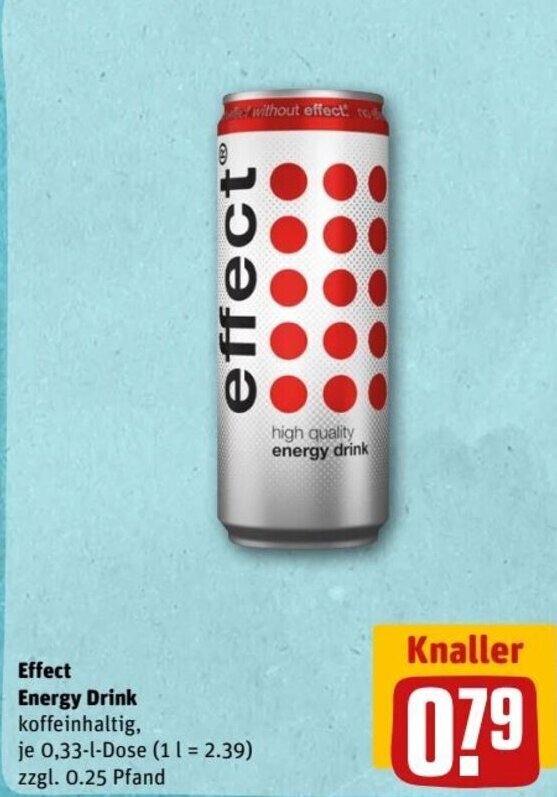 Effect Energy Drink 0,33 l Dose Angebot bei REWE Center