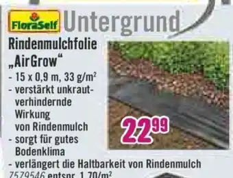 Hornbach Rindenmulchfolie AirGrow Angebot