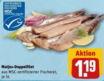 REWE Center Matjes Doppelfilet Angebot