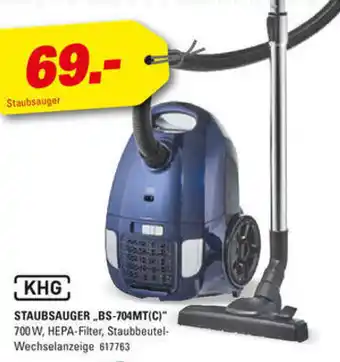 Höffner KHG Staubsauger BS-704MT (C) Angebot