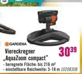 Hornbach Gardena Viereckregner AquaZoom compact Angebot