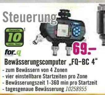 Hornbach Bewässerungscomputer FQ BC 4 Angebot