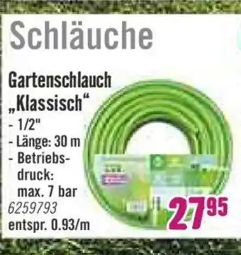 Hornbach Gartenschlauch Klassisch Angebot