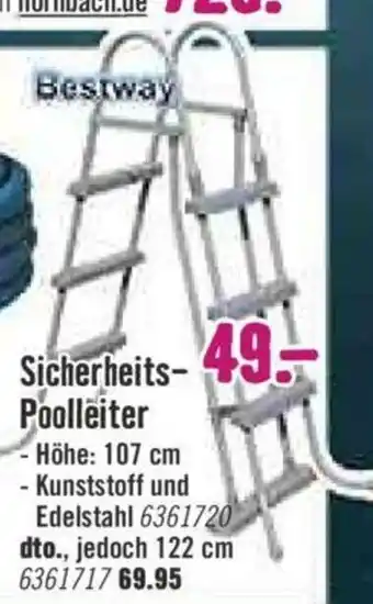 Hornbach Bestway Sicherheits Poolleiter Angebot