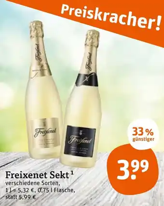 tegut Freixenet Sekt 0,75 L Flasche Angebot