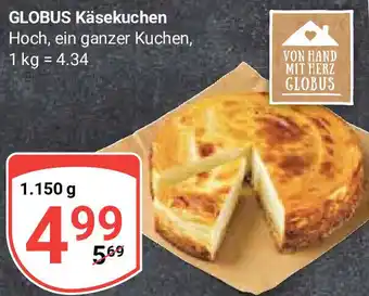 Globus Globus Käsekuchen 1.150 g Angebot