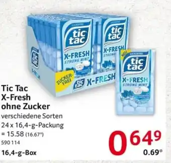 Selgros Tic Tac X-Fresh 17g Angebot