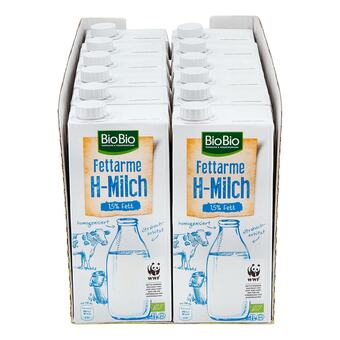 Netto Marken-Discount Biobio h-milch 1,5 % 1 liter, 12er pack Angebot