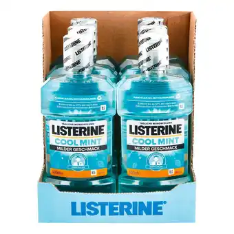 Netto Marken-Discount Listerine mundspülung cool mint mild 600 ml, 6er pack Angebot