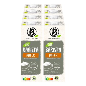 Netto Marken-Discount Berief bio barista hafer 1 liter, 8er pack Angebot