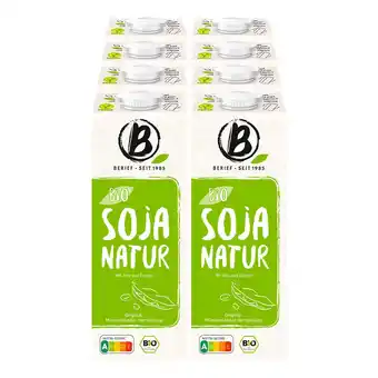 Netto Marken-Discount Berief bio soja drink natur 1 liter, 8er pack Angebot